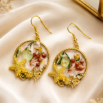 handmade resin earrings