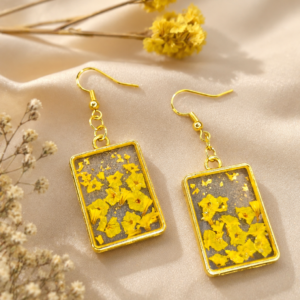 handmade resin earrings