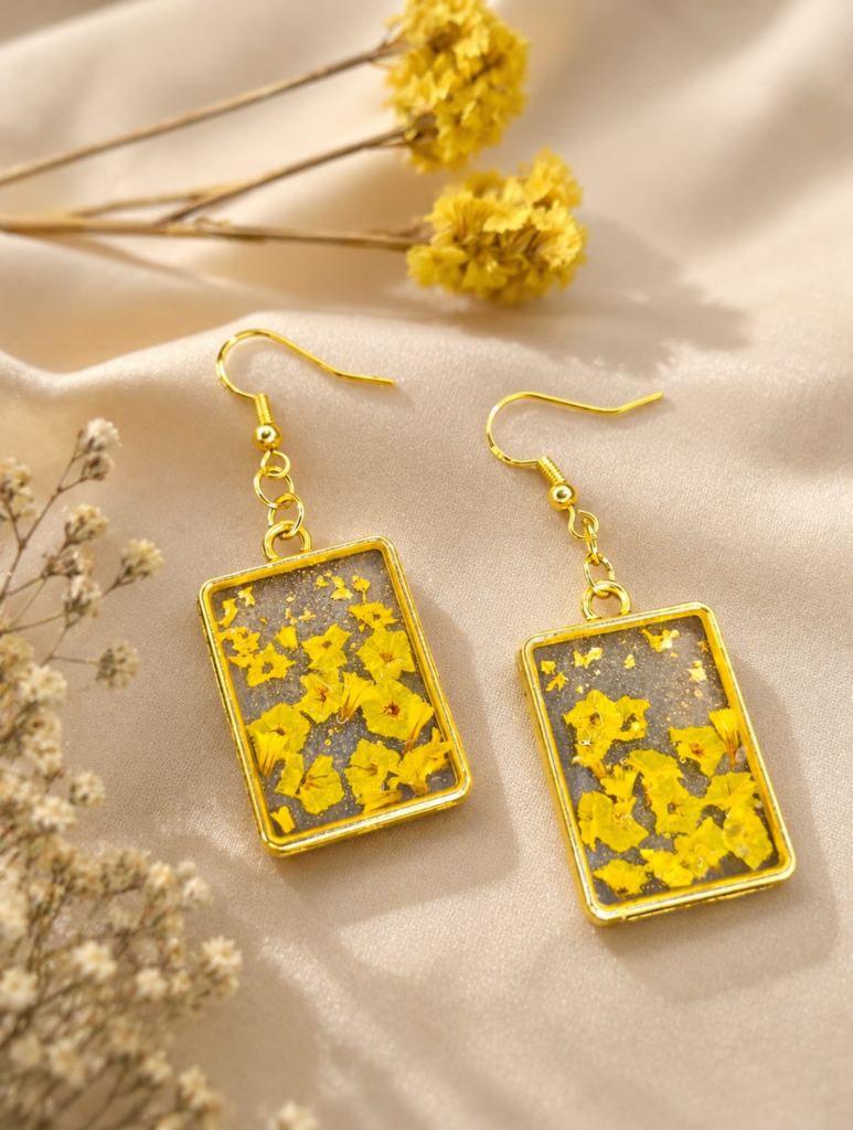 handmade resin earrings