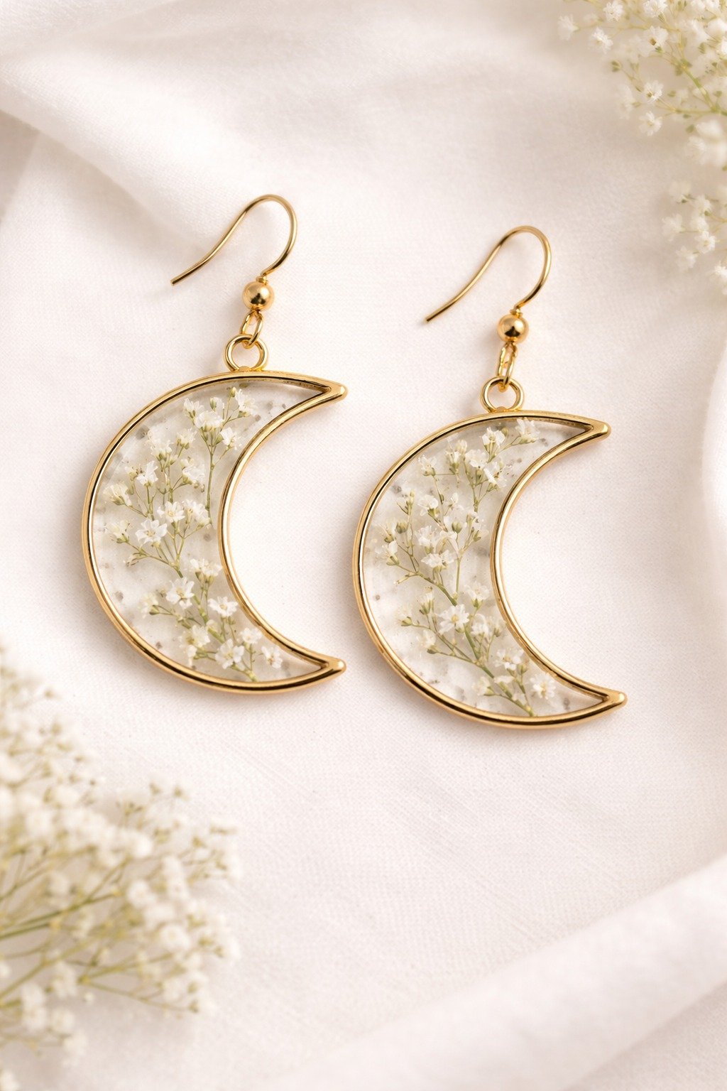 lunar blossom resin earrings lunar blossom resin earrings